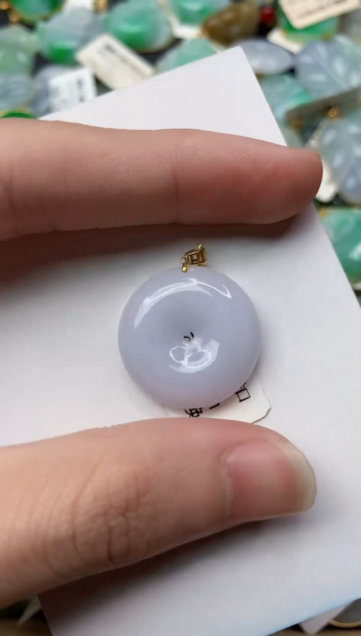 【闪购商品】翡翠颈饰18K金镶嵌6...........