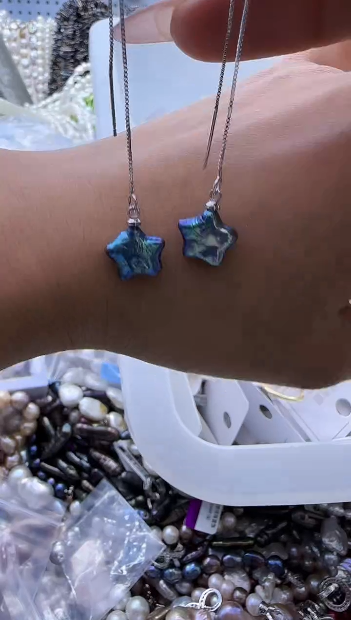 【闪购商品】淡水珍珠耳钉银S925镶嵌220