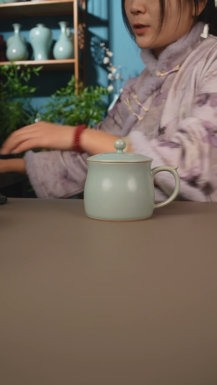 仿古办公杯微暇   