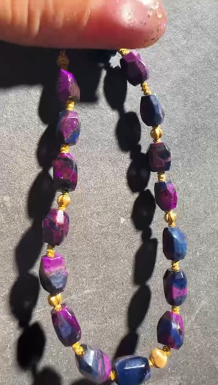 【闪购商品】苏纪石（舒俱来）手链18K金镶嵌多样性发一