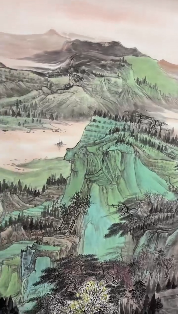 书法王秘四尺山水