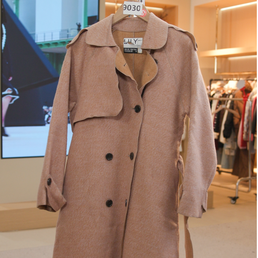 9030 秋冬常规款百搭气质秋季长款大衣