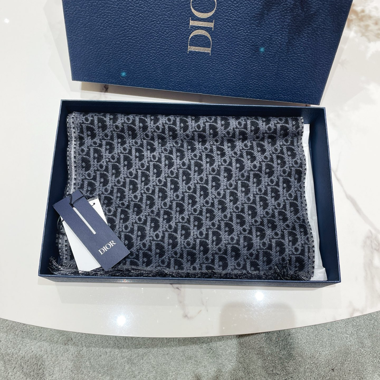 未使用 DIOR/迪奥 新款双面羊毛围巾