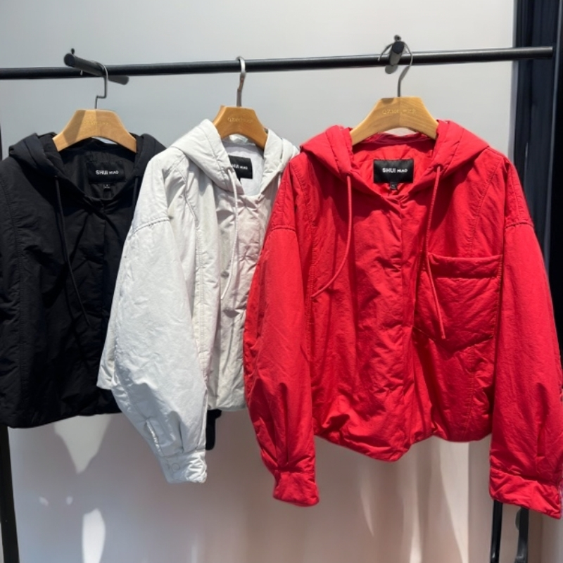 水淼26春季新款廓形欧版短款搭配款棉服-2655