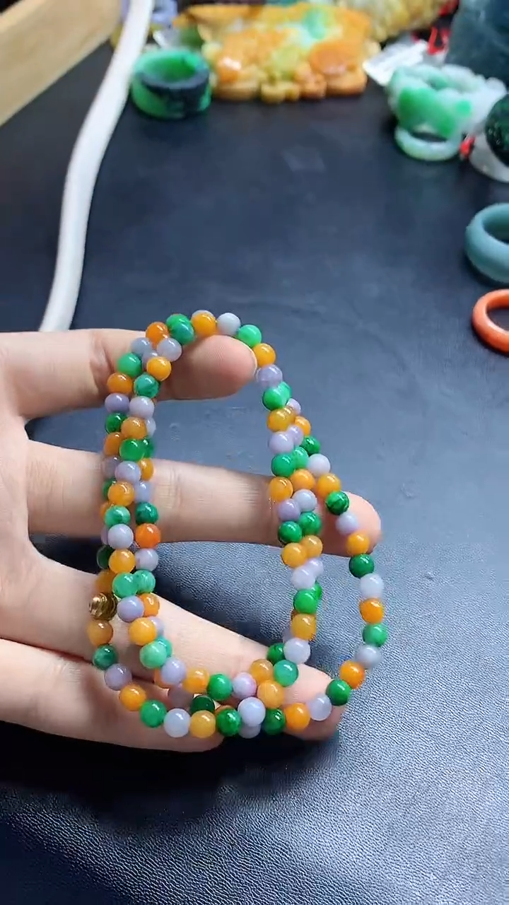 颈饰未镶嵌翡翠天然缅甸a货翡翠