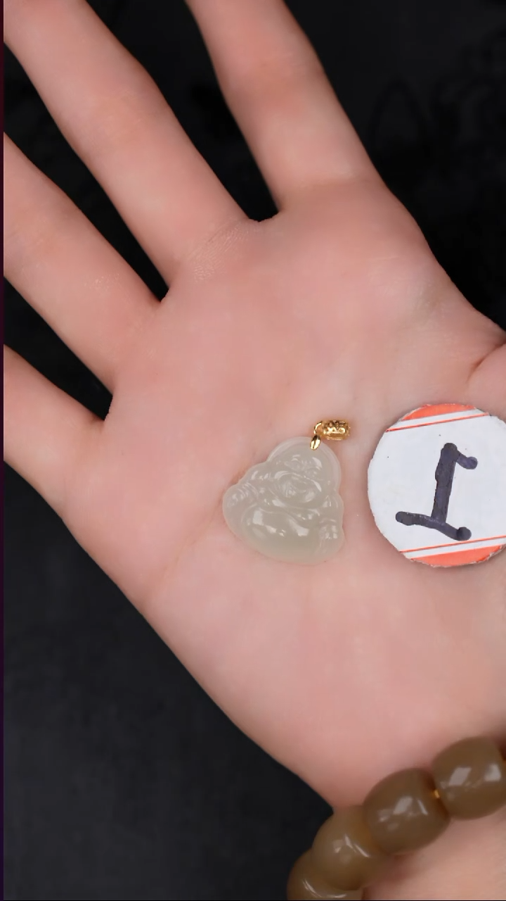 银S925镶嵌和田玉挂件工厂抛货 不退不换 多样性发其1