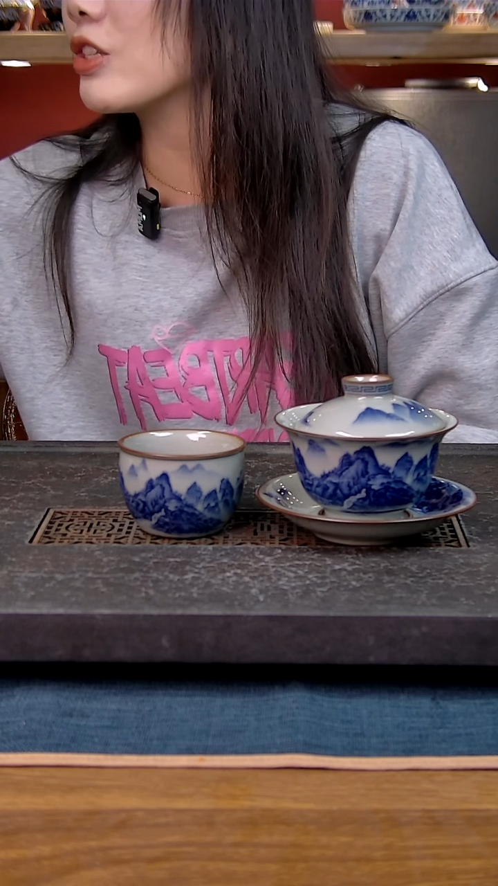 简装家用款2件套 老陶泥开片纹陶瓷茶具