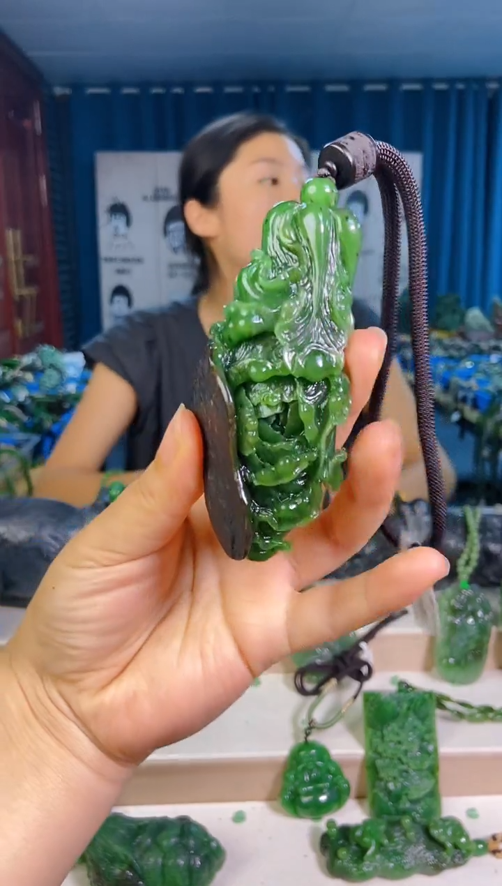 和田玉未镶嵌挂件1