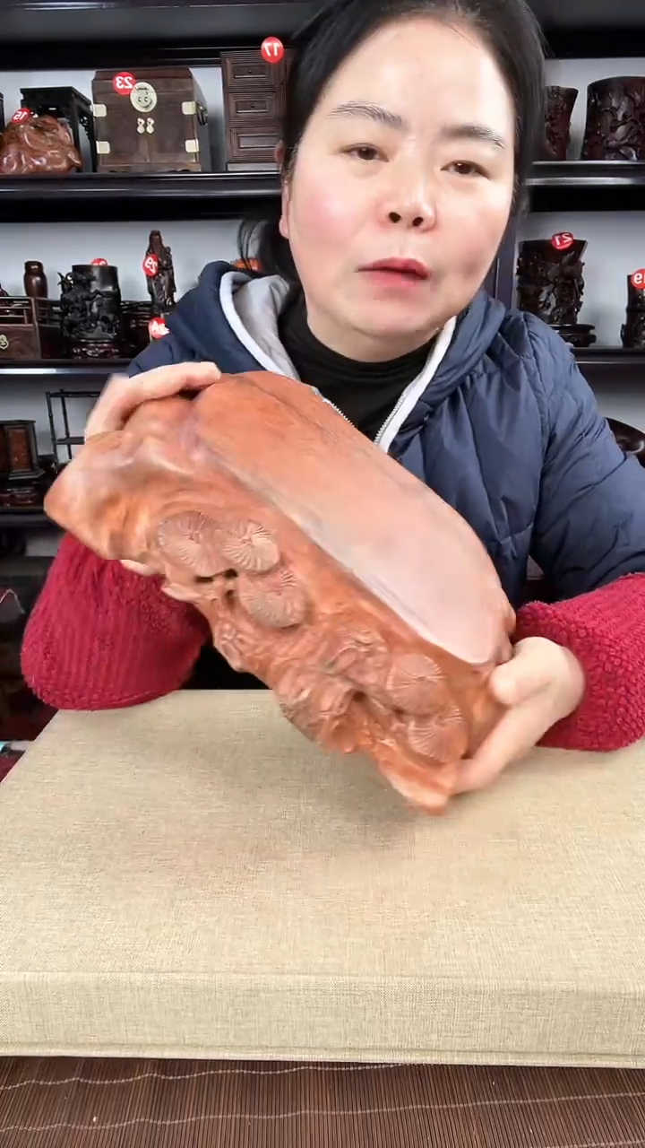 【闪购商品】木432瑕疵老李红木工艺品