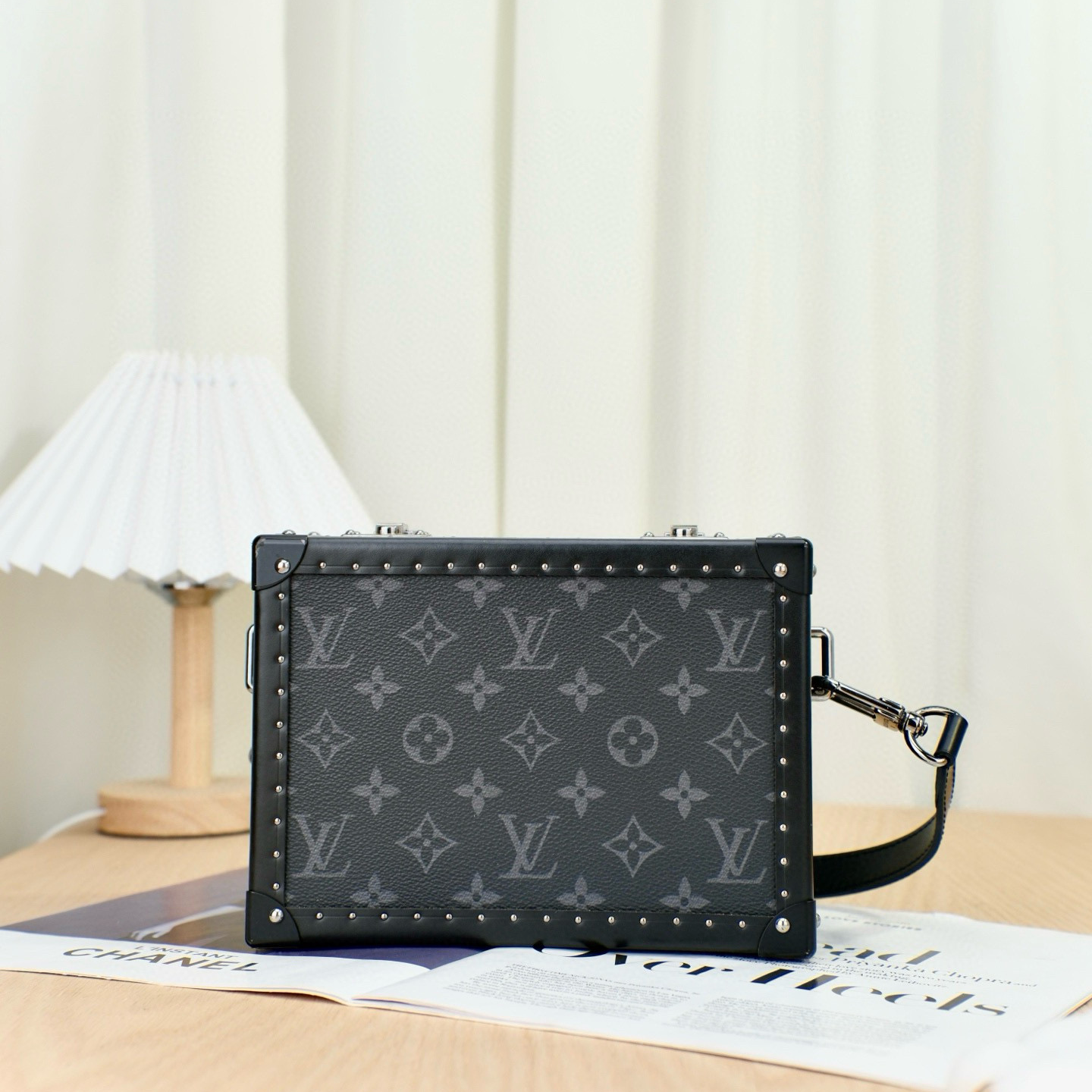 99新 LouisVuitton/路易威登 9030 LV黑老花硬箱