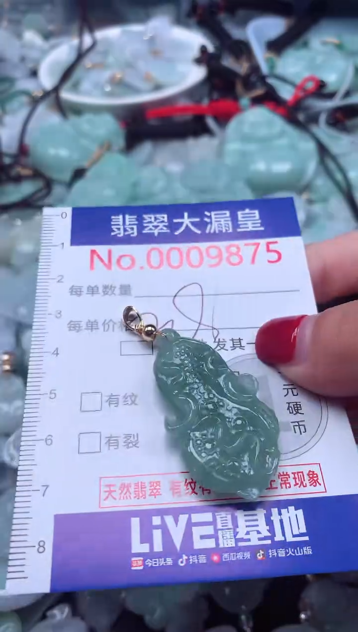 颈饰未镶嵌翡翠9875