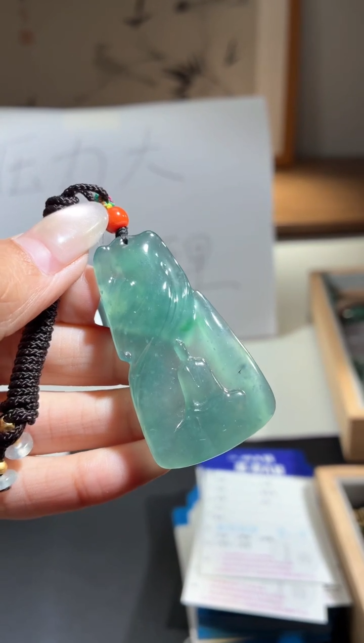 吊坠(不含链)未镶嵌翡翠悟道