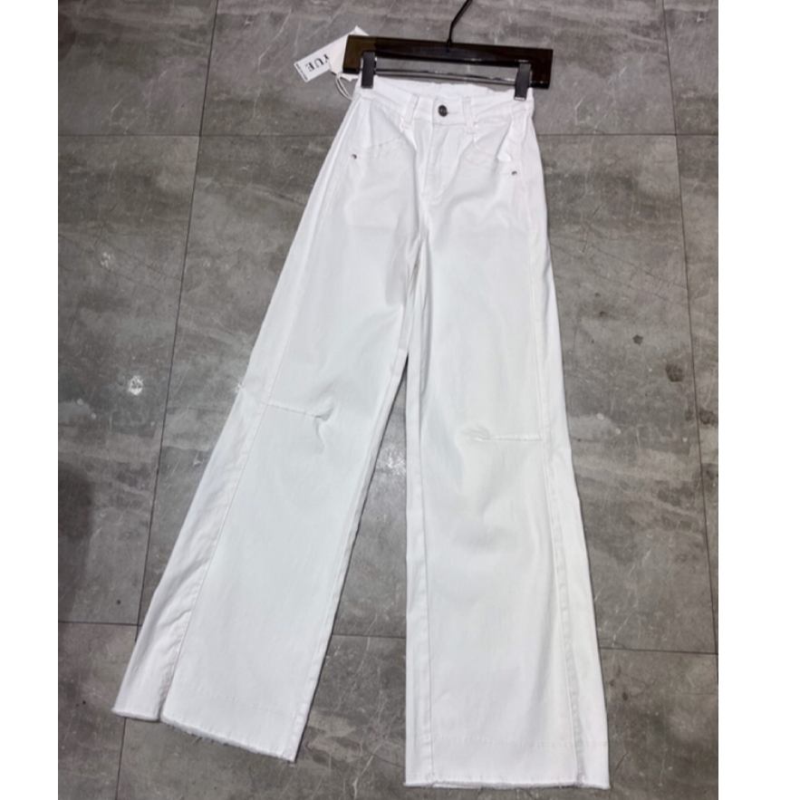 【南油玲姐】白色新款牛仔裤5227