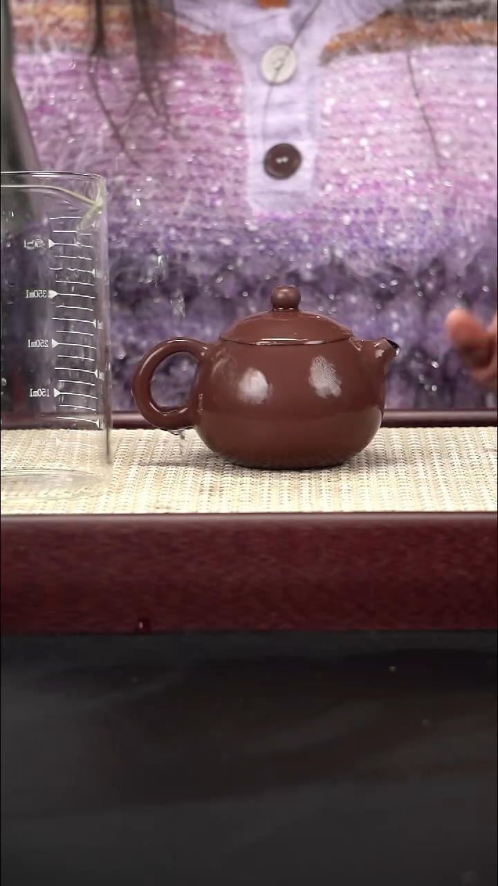 茶壶紫砂西施 老紫泥