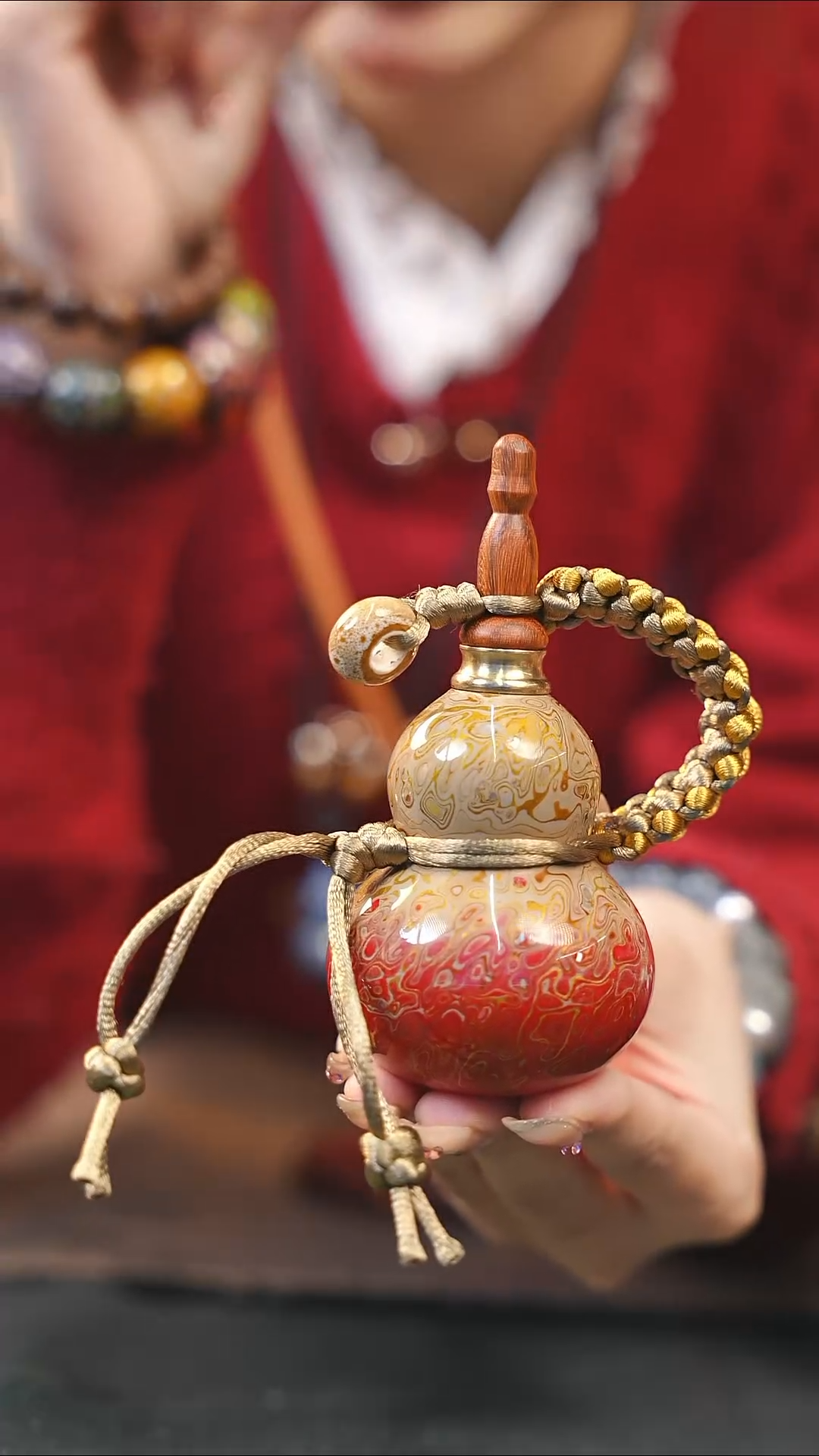 【闪购商品】WD188漆艺精致小手捻(开口）