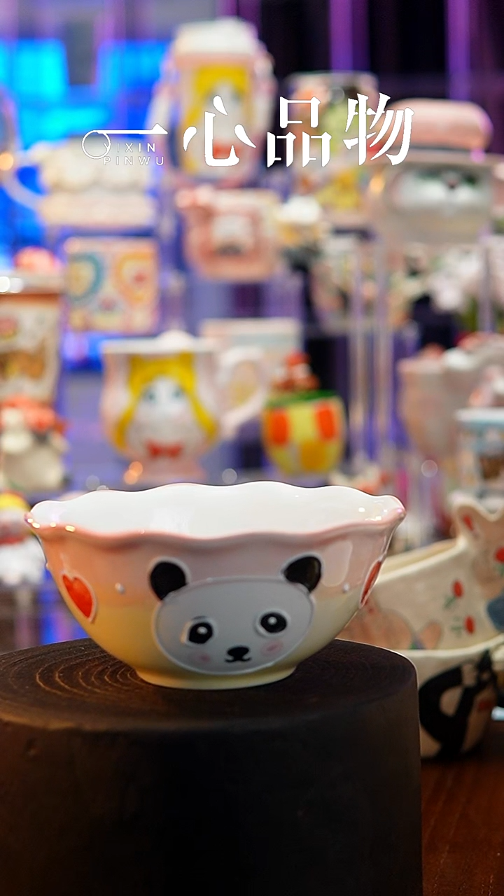 杯子瓷A178景德镇手工手绘杯子摆件