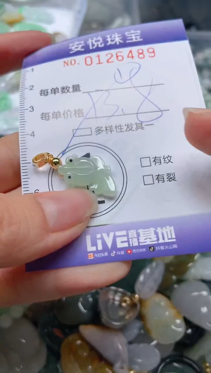 【闪购商品】翡翠颈饰未镶嵌闪购0126489多样性发其一