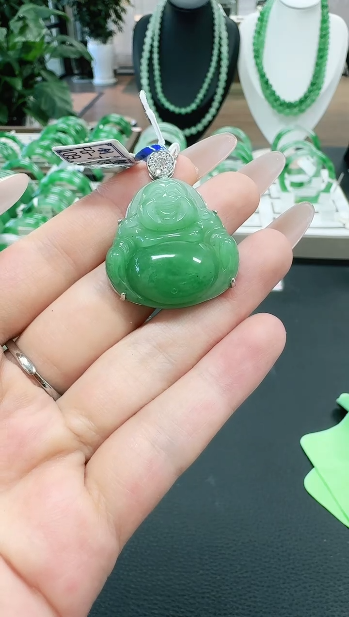 未镶嵌1石英质玉（非洲翠）/4425