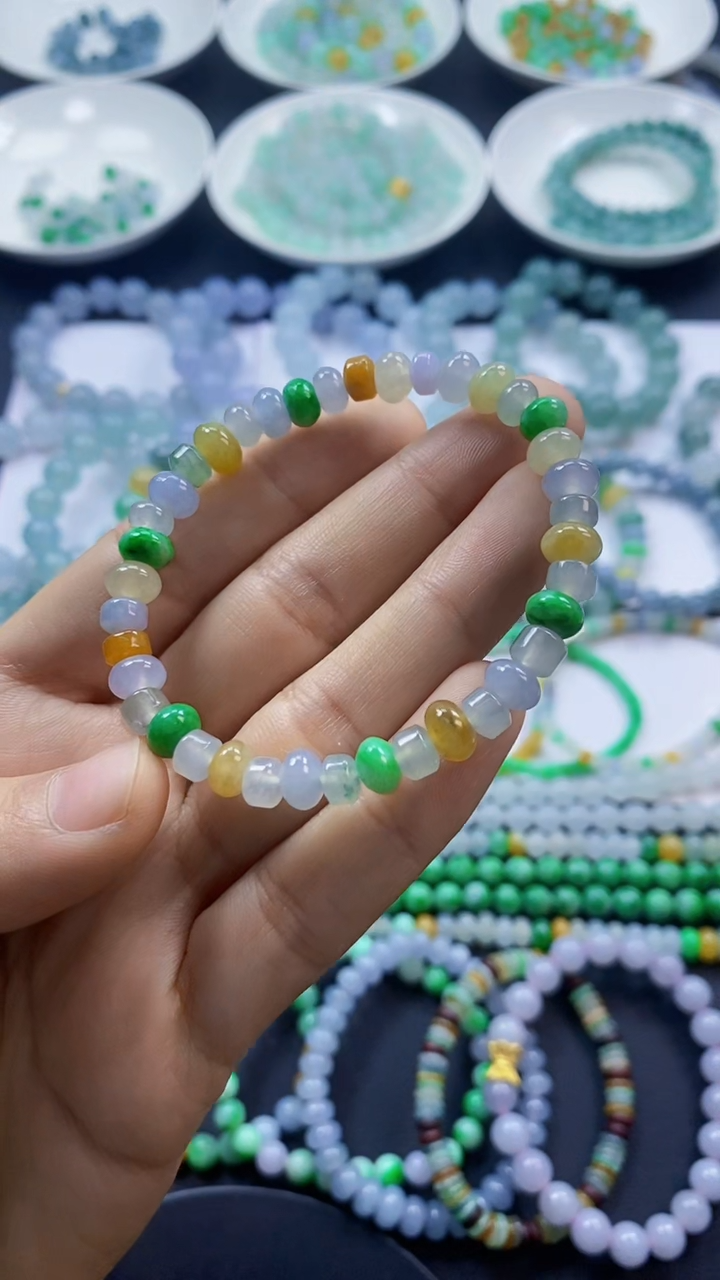 【闪购商品】翡翠散珠天然翡翠A货