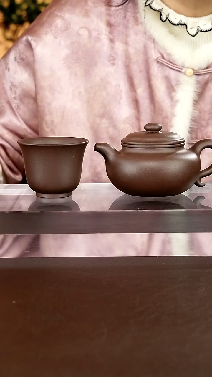 茶壶紫砂清*石底槽青300毫升11