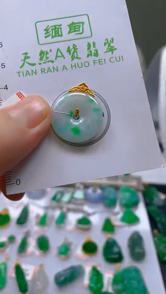 【闪购商品】翡翠颈饰18K金镶嵌新号开播，全场乱卖