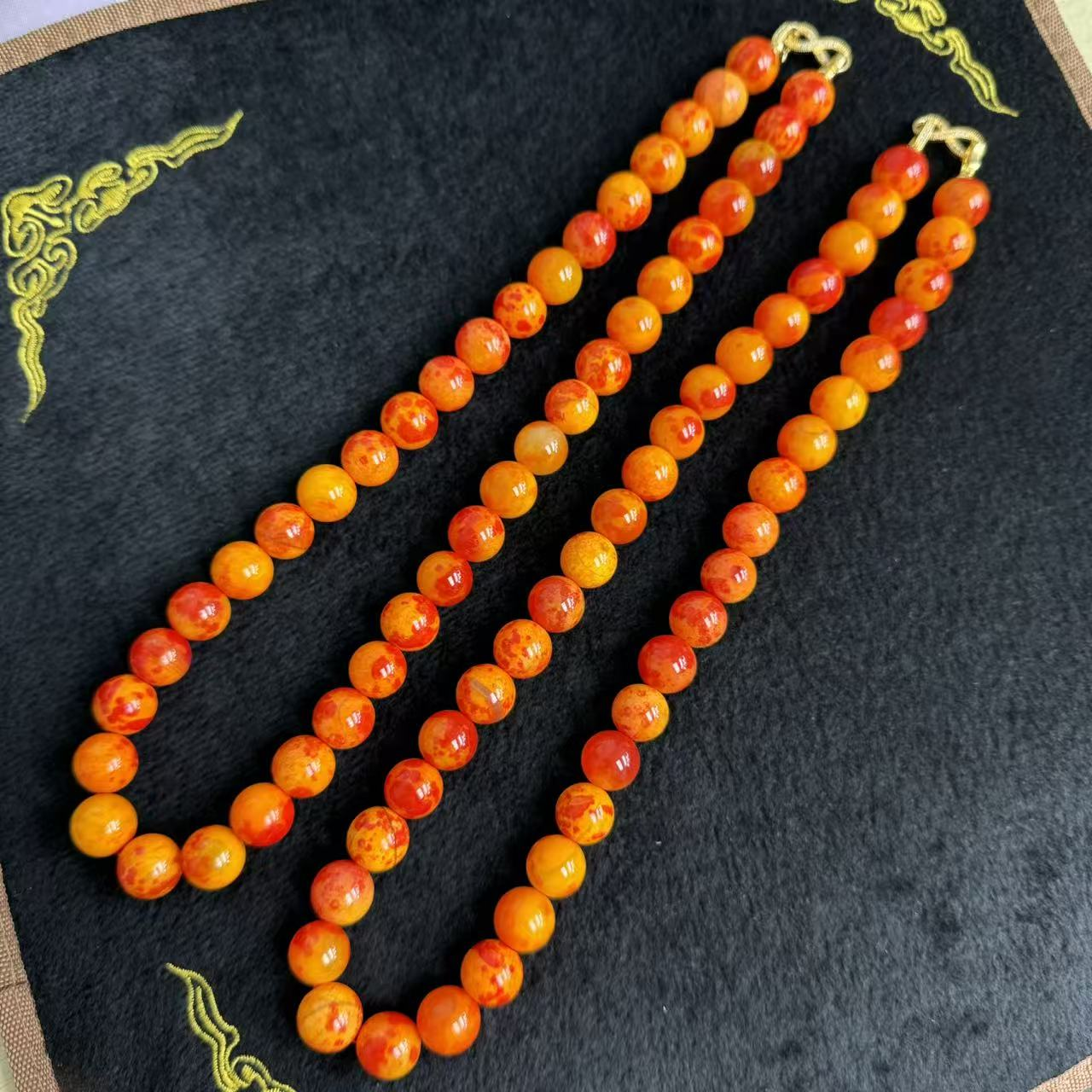 【刘少文】卡14左右阿基仑赛玛瑙项链-ML-E102-多样性只发一件