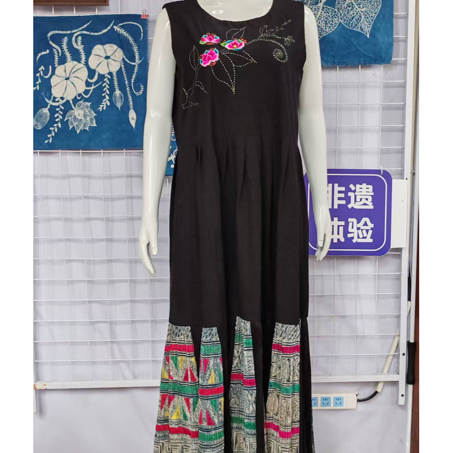 【励志工坊】A001背心长款秋装连衣裙