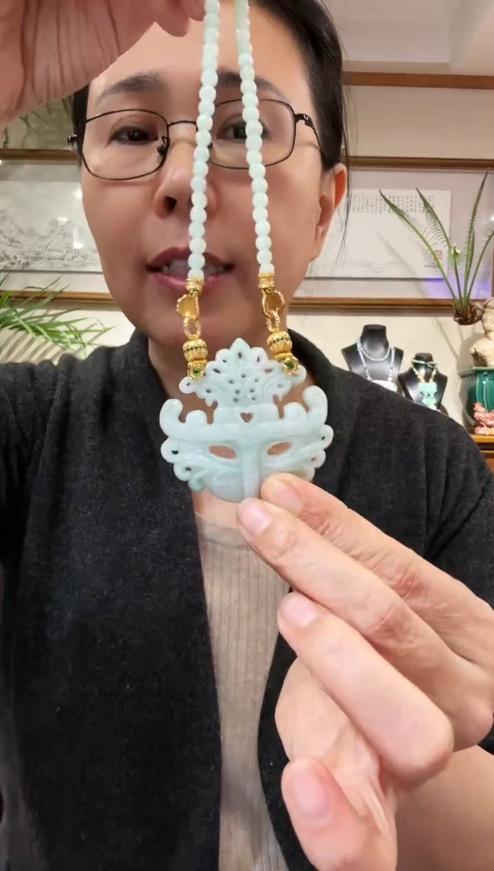 【闪购商品】翡翠颈饰未镶嵌国风