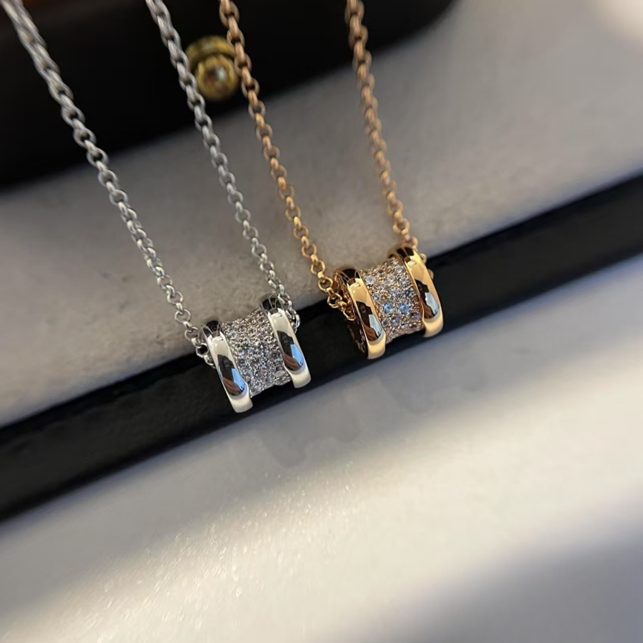 【S】小蛮腰满钻项链