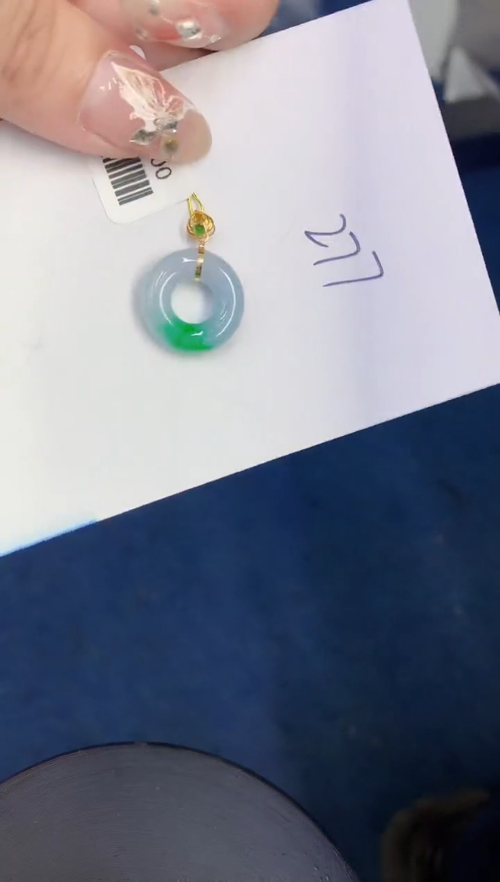 【闪购商品】翡翠颈饰18K金镶嵌00000000000