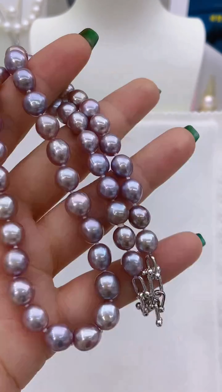 【闪购商品】淡水珍珠项链未镶嵌75 8-9mm