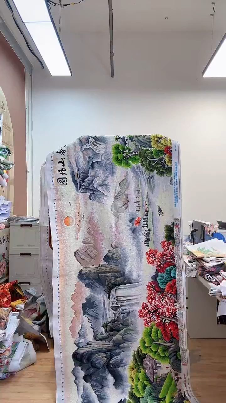 棉瑕疵品   富春山居2.3米