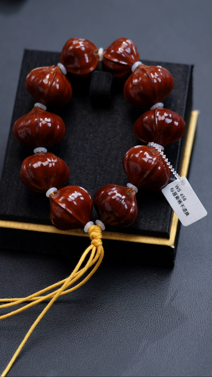 手串橄榄核德*四花28