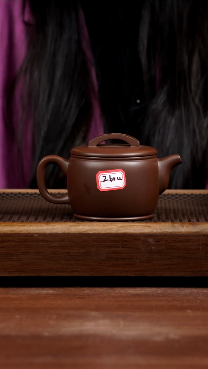 【闪购商品】紫砂茶壶80年代一厂老紫泥汉瓦260CC