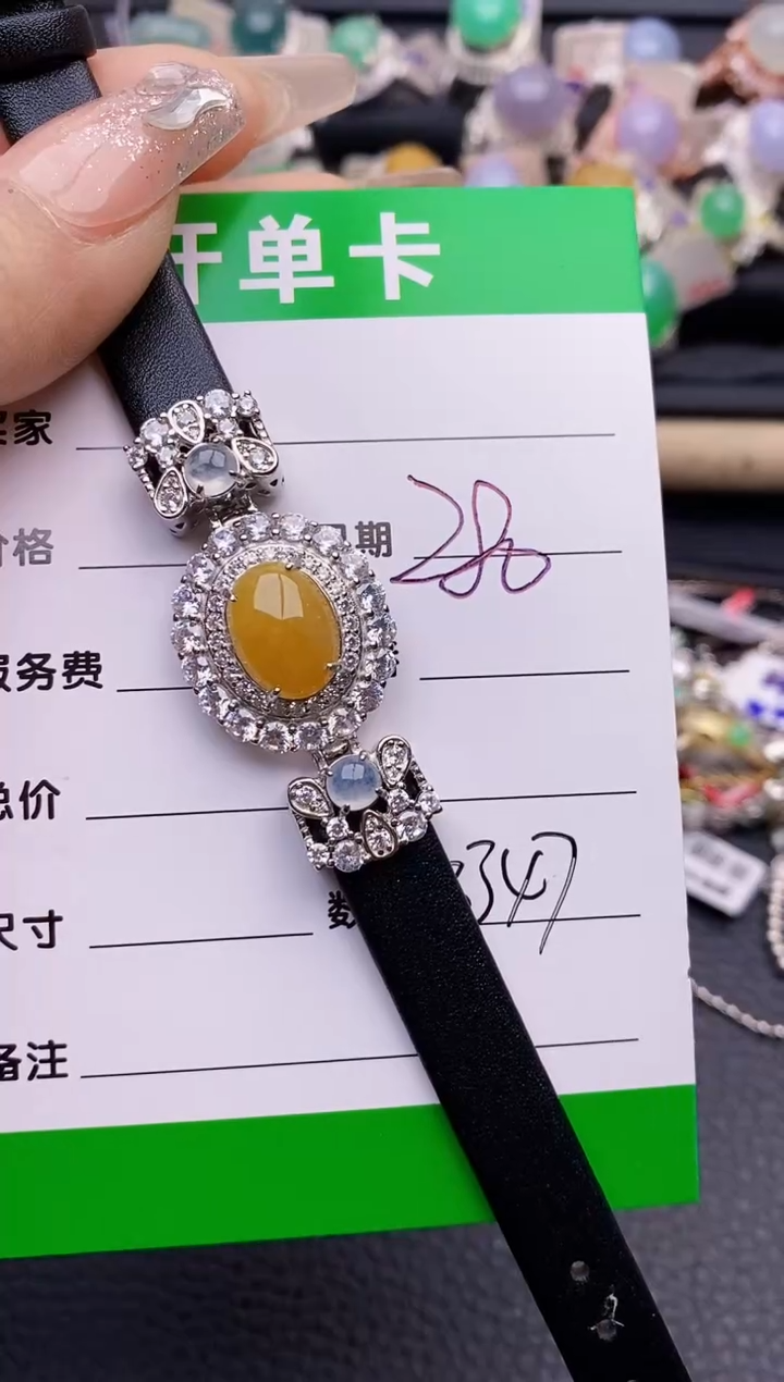 【闪购商品】翡翠戒指银S925镶嵌3347