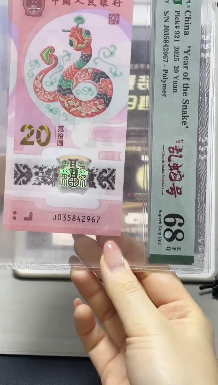 塑料蛇钞乱龙号68分