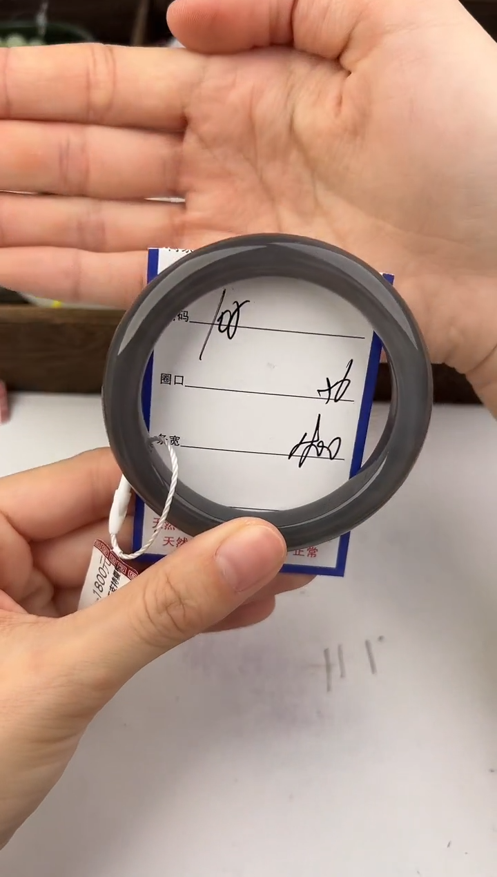 未镶嵌手镯和田玉105颜色微差无瑕疵