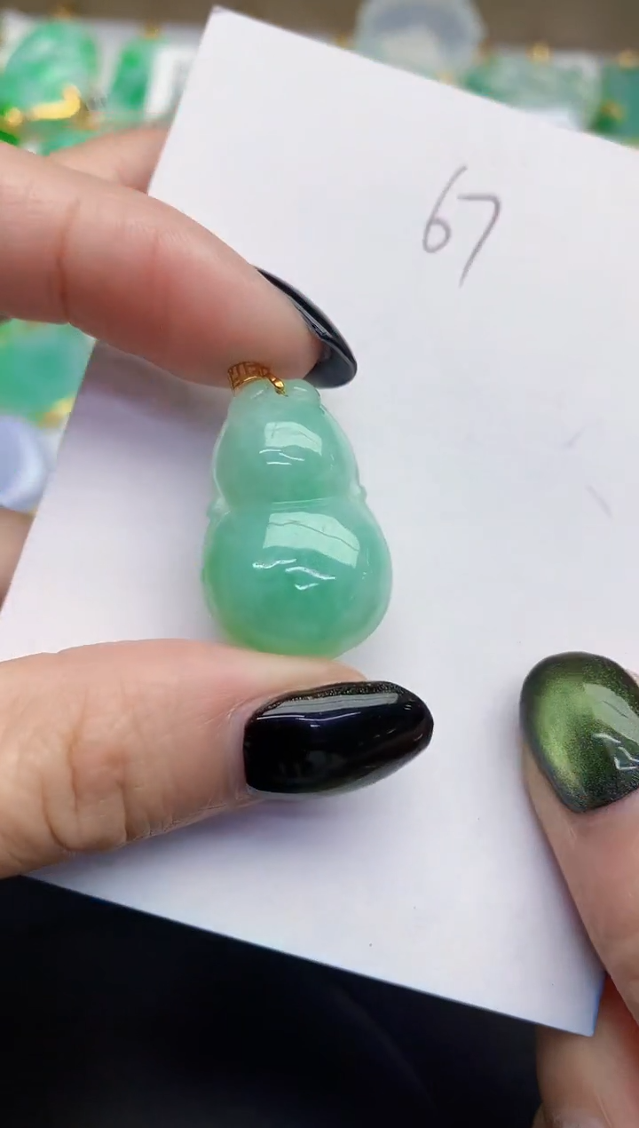 【闪购商品】翡翠颈饰18K金镶嵌00000000000