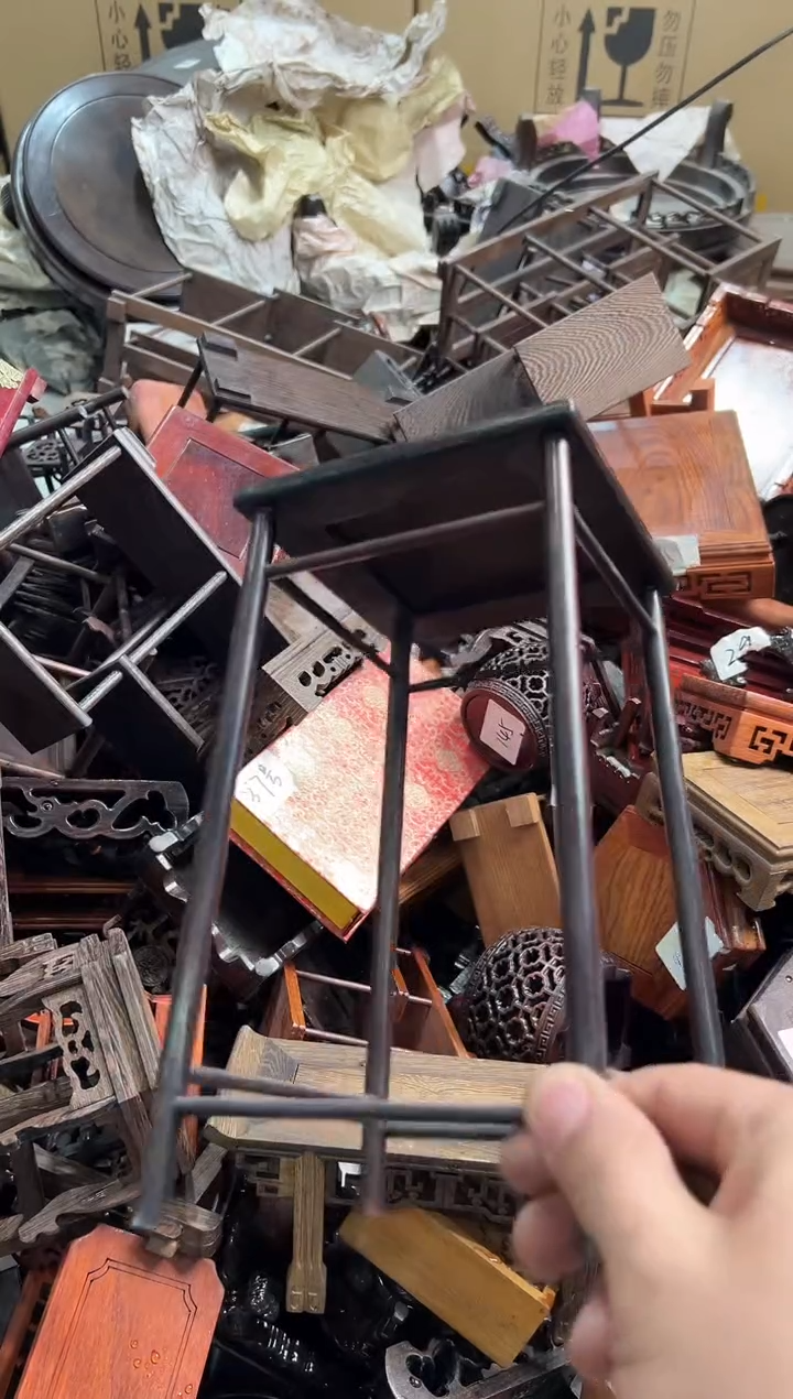 【闪购商品】木340底座花架摆件处理