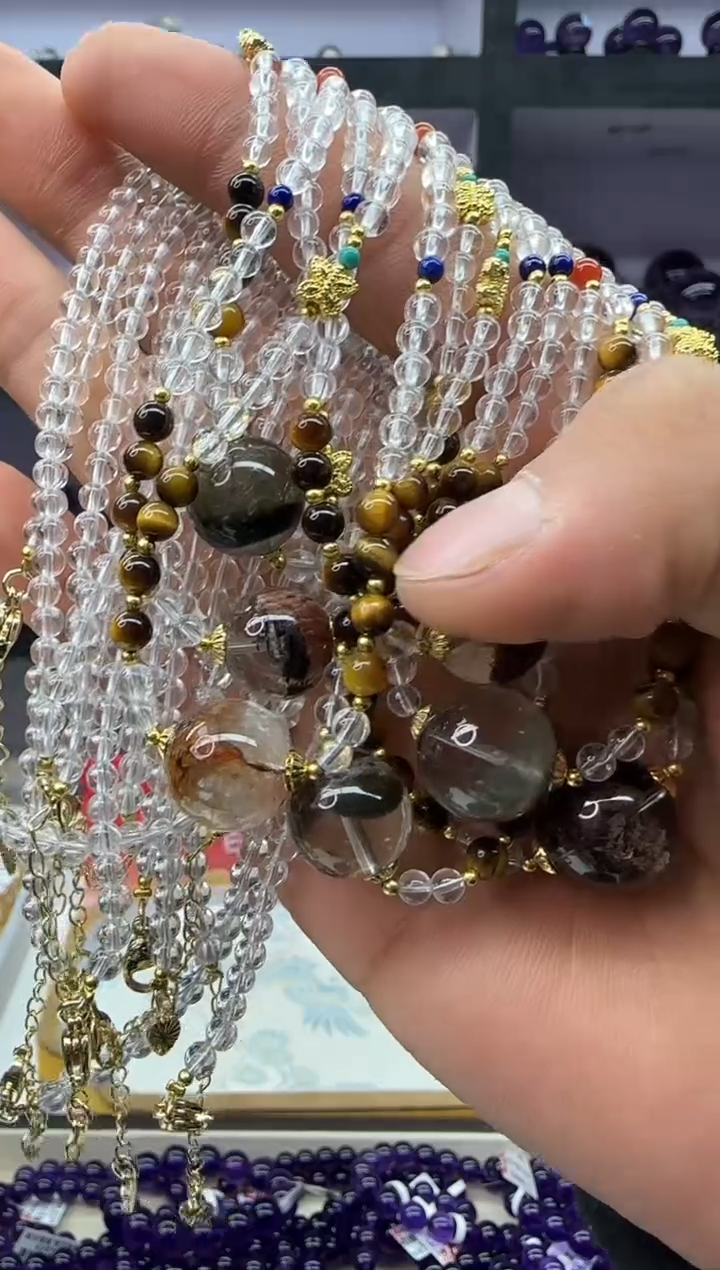 【闪购商品】水晶颈饰未镶嵌多样性发其一