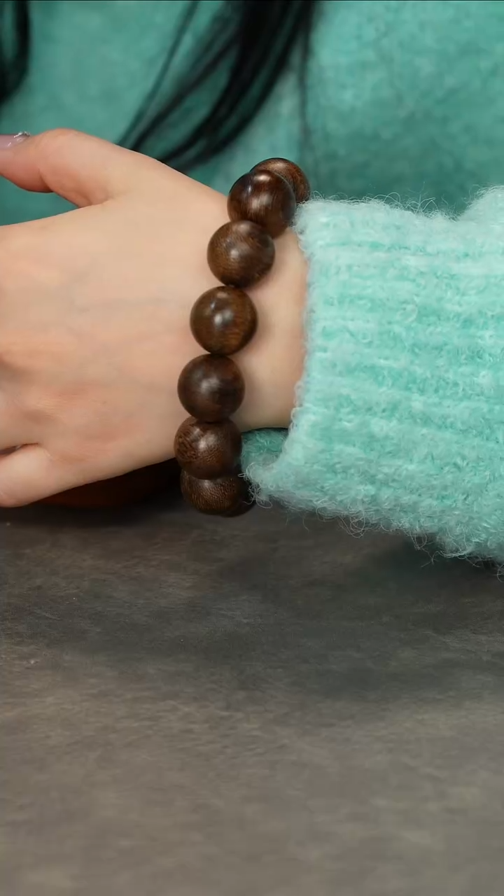 【闪购商品】沉香手串传家宝芽庄白奇金丝瘤疤玉化1.8套装珍藏