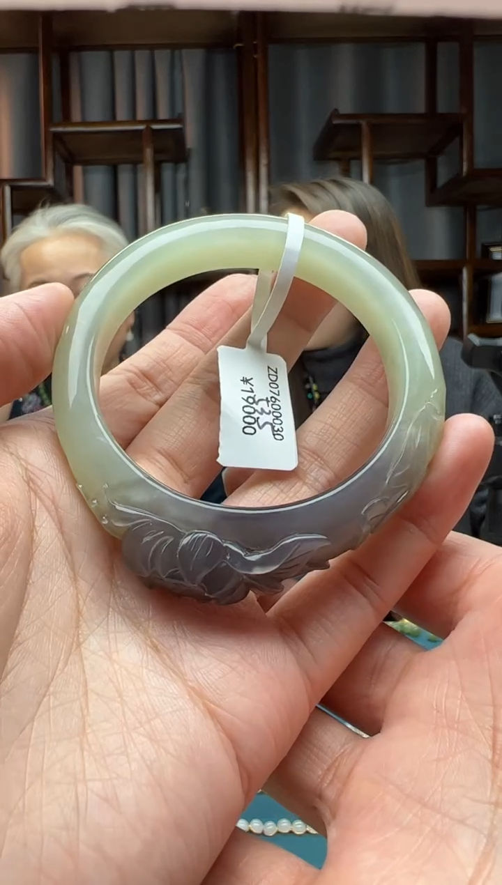 【闪购商品】和田玉颈饰未镶嵌手镯  53.5