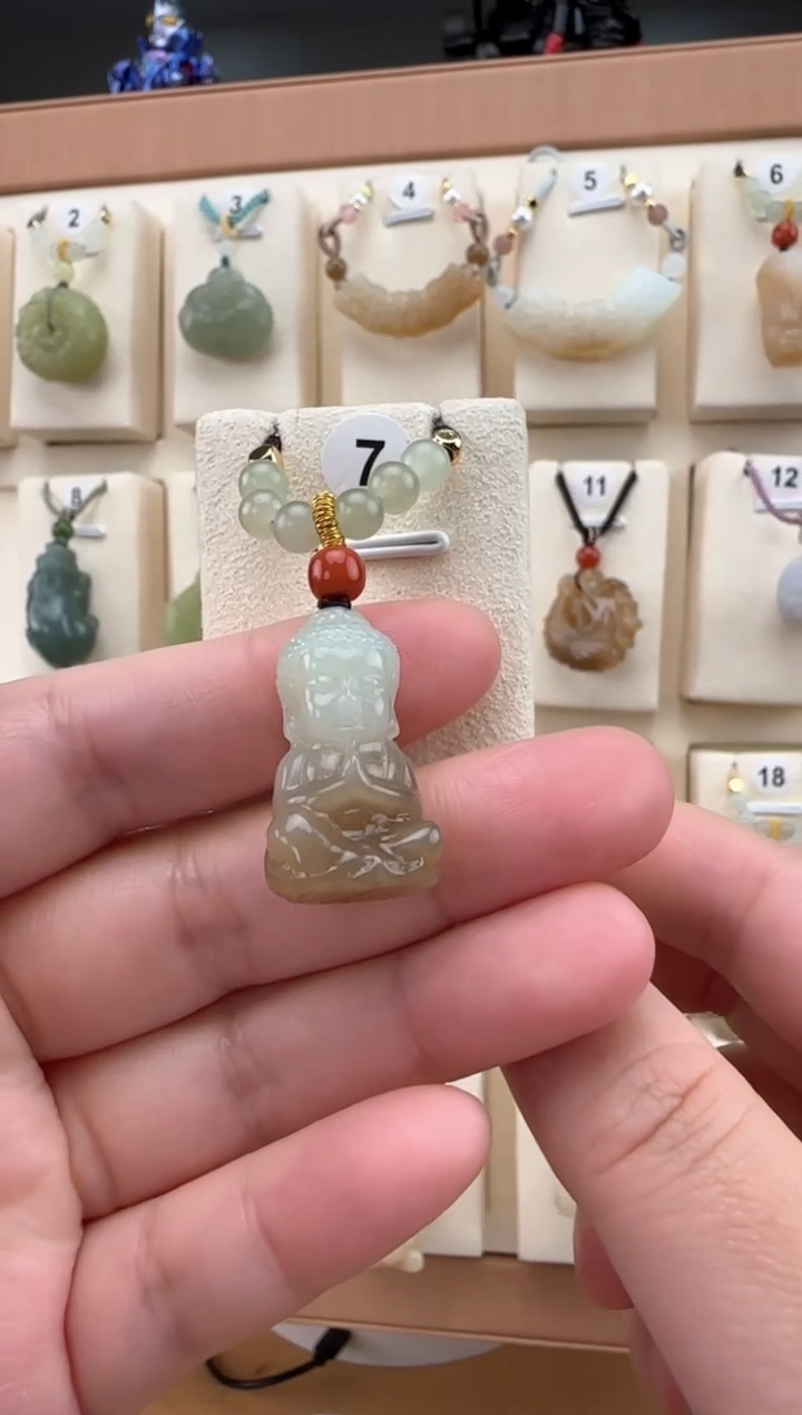 【闪购商品】和田玉颈饰未镶嵌宝宝佛吊坠