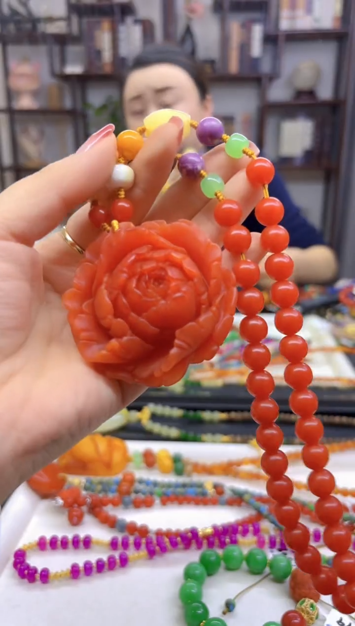 【闪购商品】蜜蜡毛衣链未镶嵌M532