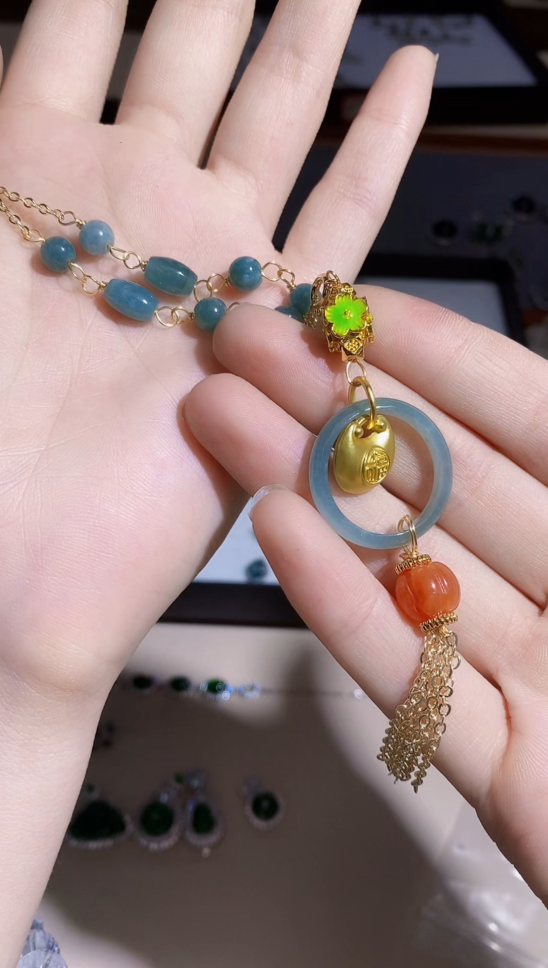 【闪购商品】翡翠颈饰未镶嵌多样性 发其一  【79】