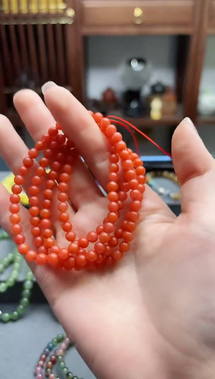 【闪购商品】南红玛瑙手串未镶嵌南红长串JYD