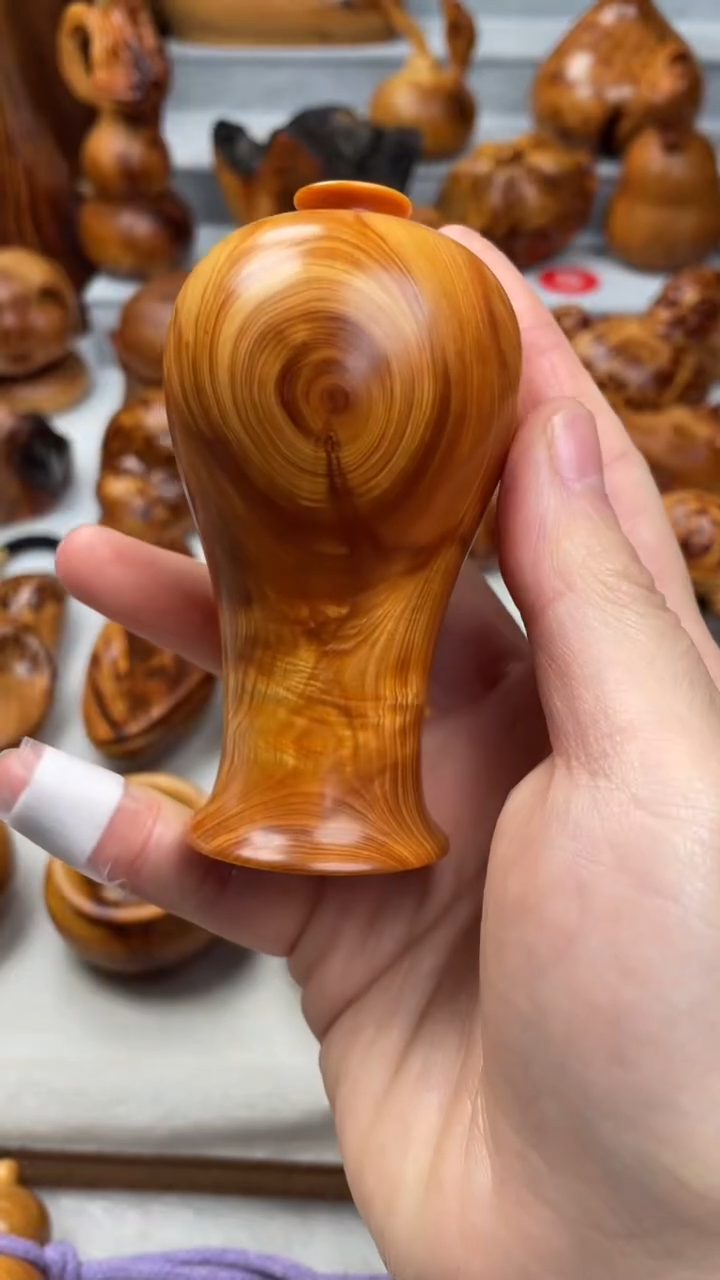 木太行崖柏陈化精品花瓶 把件/雕刻件-鉴赏期48小时