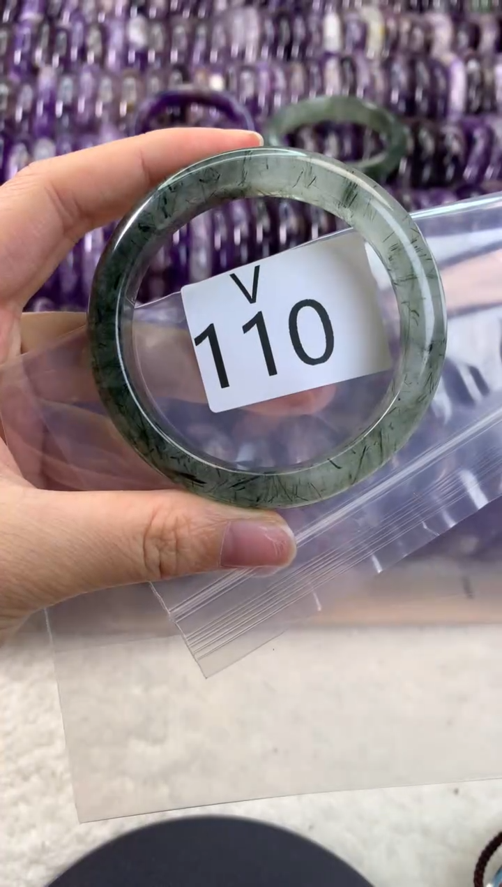 【闪购商品】水晶水晶手镯V未镶嵌110-56