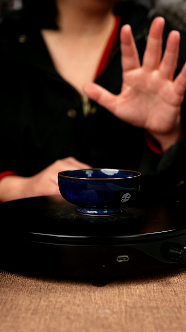 【闪购商品】253#一级品原矿钧瓷炉钧釉碗杯