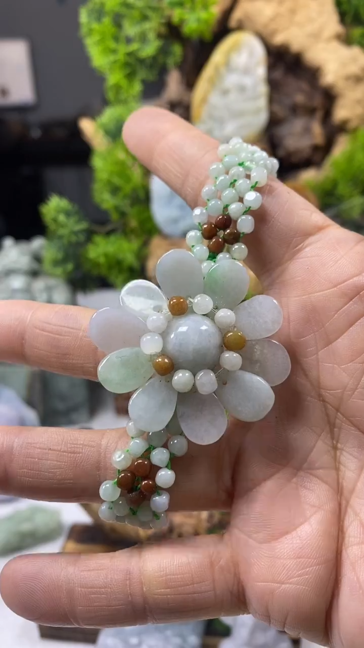 【闪购商品】翡翠颈饰未镶嵌 包工包料天然A货翡翠0204